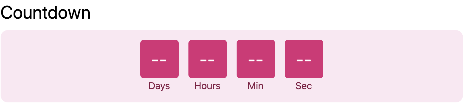 Countdown